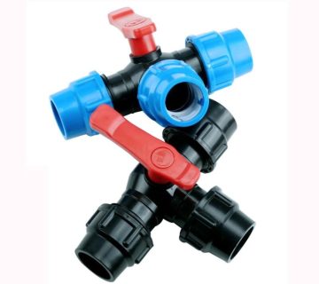 شیر سه راهی پلیاتیلن